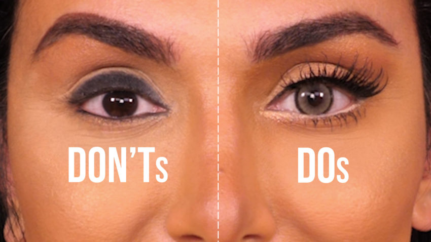 Revealed: How Huda Beauty uses contact lenses to instantly make her eyes look bigger!