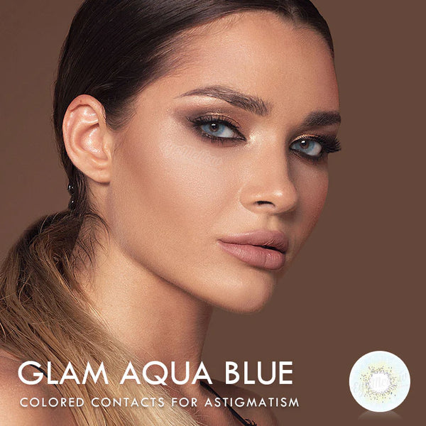 Glam Aqua Blue - Toric Lenses for Astigmatism