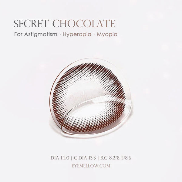 Secret Chocolate Brown - Toric Lenses for Astigmatism